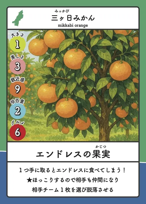 三ヶ日みかんのカード